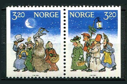 Norge Afa 1076 - 77 Postfrisk Parstykke