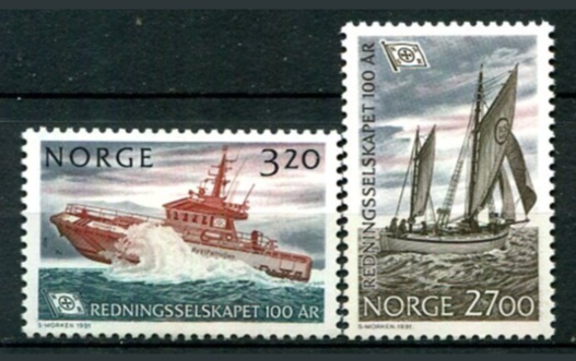 Norge Afa 1066 - 67 Postfrisk