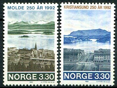 Norge Afa 1096 - 97 Postfrisk