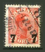 Danmark Afa 175 Stemplet