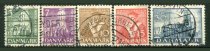 Danmark Afa 229 - 33 Stemplet