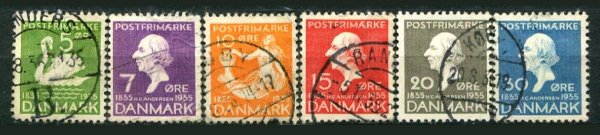 Danmark Afa 223 - 28 Stemplet