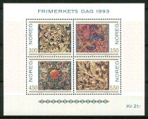 Norge Afa 1133 - 36 Postfrisk Miniark