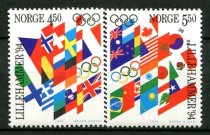 Norge Afa 1144 - 45 Postfrisk