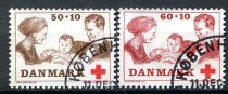Danmark Afa 491 - 92 Stemplet