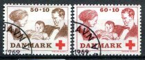Danmark Afa 491 - 92 Stemplet