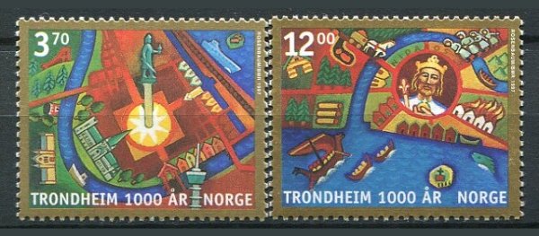 Norge Afa 1257 - 58 Postfrisk