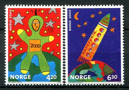 Norge Afa 1351 - 52 Postfrisk