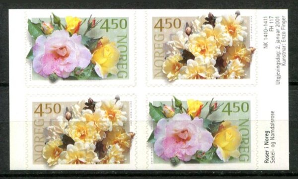 Norge Afa 1360 - 61 Postfrisk Sammentryk