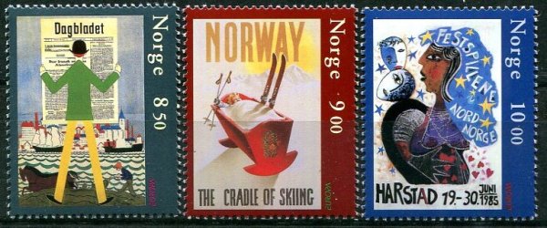 Norge Afa 1470 - 72 Postfrisk
