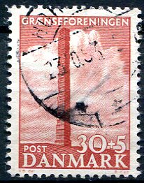 Danmark Afa 345 Stemplet