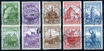 Danmark Afa 346 - 55 Stemplet