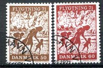Danmark Afa 510 - 11 Stemplet
