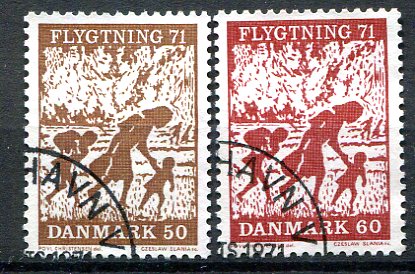 Danmark Afa 510 - 11 Stemplet