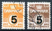 Danmark Afa 361 - 62 Stemplet