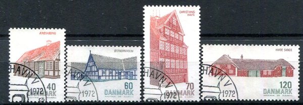 Danmark Afa 538 - 41 Stemplet
