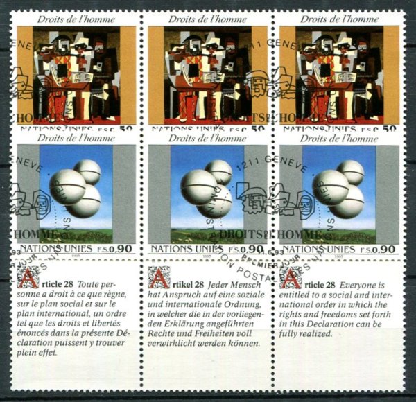 Geneve Afa 237 - 38 Stemplet Sammentryk