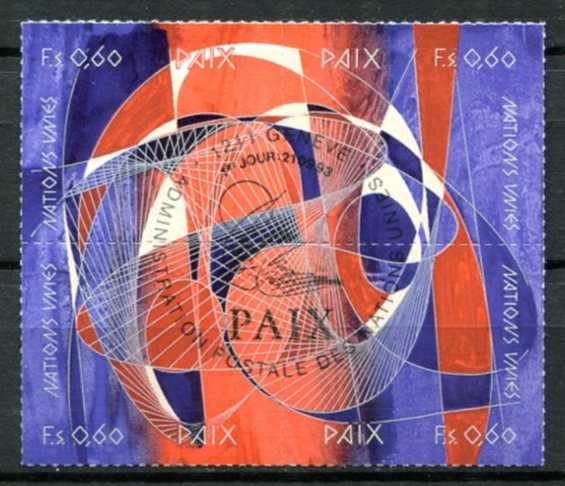 Geneve Afa 239 - 42 Stemplet Sammentryk