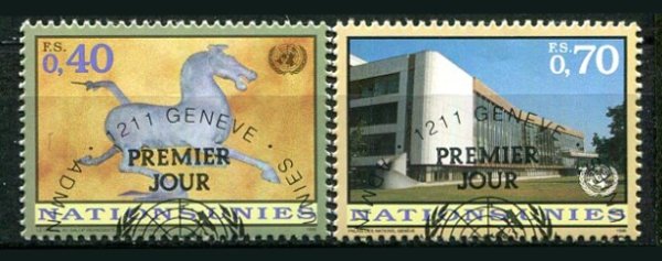 Geneve Afa 291 - 92 Stemplet