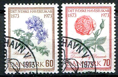 Danmark Afa 545 - 46 Stemplet