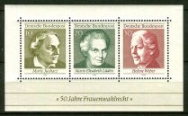 Tyskland Afa 1561 - 63 Postfrisk Miniark