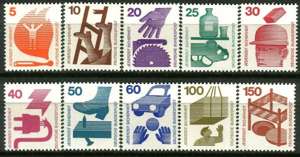 Tyskland Afa 1659 - 68 Postfrisk