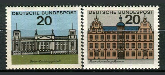 Tyskland Afa 1405 - 06 Postfrisk