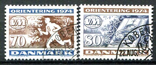 Danmark Afa 575 - 76 Stemplet