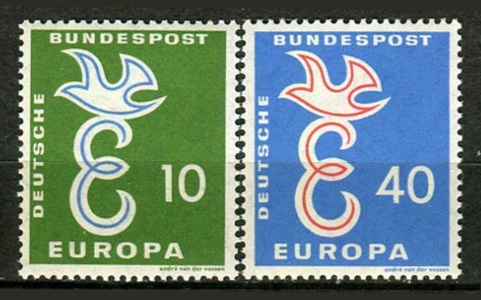 Tyskland Afa 1257 - 58 Postfrisk
