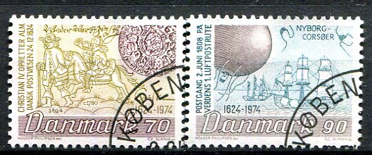 Danmark Afa 580 - 81 Stemplet