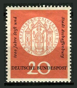 Tyskland Afa 1222 Ustemplet