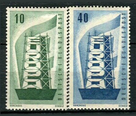 Tyskland Afa 1204 - 05 Ustemplet