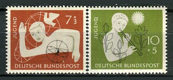 Tyskland Afa 1195 - 96 Postfrisk