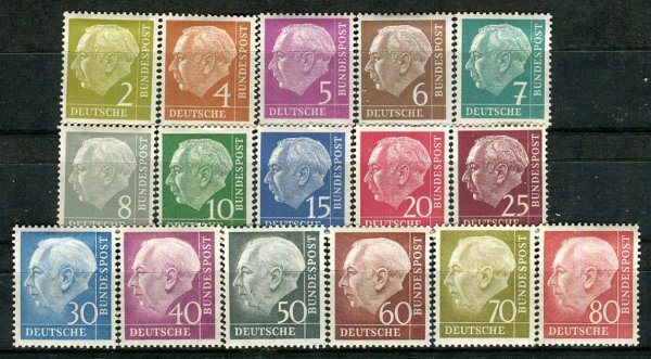 Tyskland Afa 1140 - 55 Ustemplet