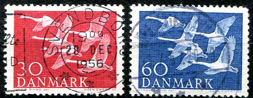Danmark Afa 367 - 68 Stemplet