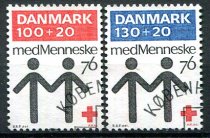 Danmark Afa 611 - 12 Stemplet