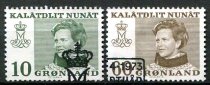 Grønland Afa 84F - 85F Stemplet