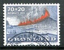 Grønland Afa 86 Stemplet