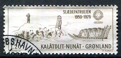 Grønland Afa 95 Stemplet