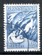 Grønland Afa 39 Stemplet