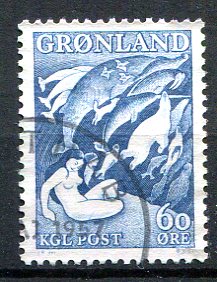 Grønland Afa 39 Stemplet