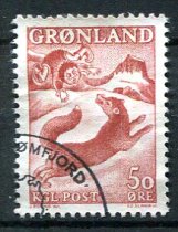 Grønland Afa 66 Stemplet