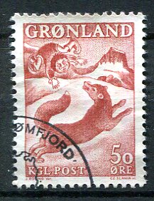 Grønland Afa 66 Stemplet