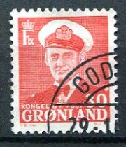 Grønland Afa 44 Stemplet