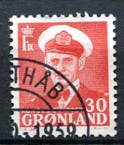 Grønland Afa 44 Stemplet