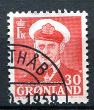 Grønland Afa 44 Stemplet
