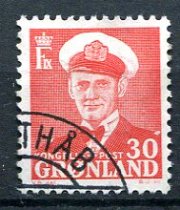 Grønland Afa 44 Stemplet