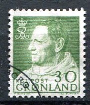 Grønland Afa 71 Stemplet