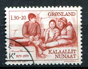 Grønland Afa 116 Stemplet
