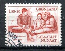Grønland Afa 116 Stemplet